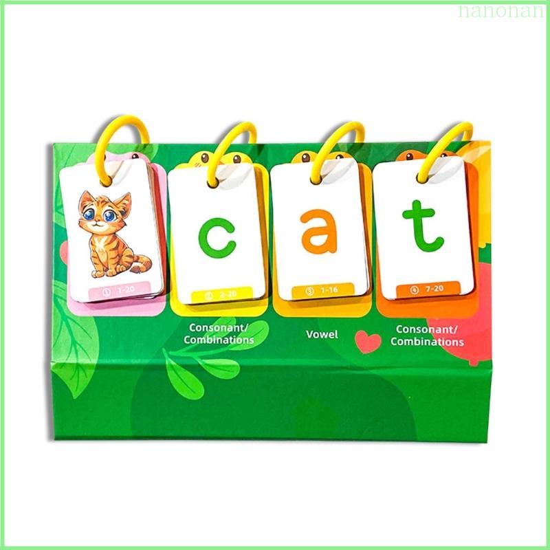 Nan Giáo Dục Sớm Flashcards 80 Minh Họa Từ Vựng Từ Phonics Học Flashcards Cho Gia Đình Học Hành Động