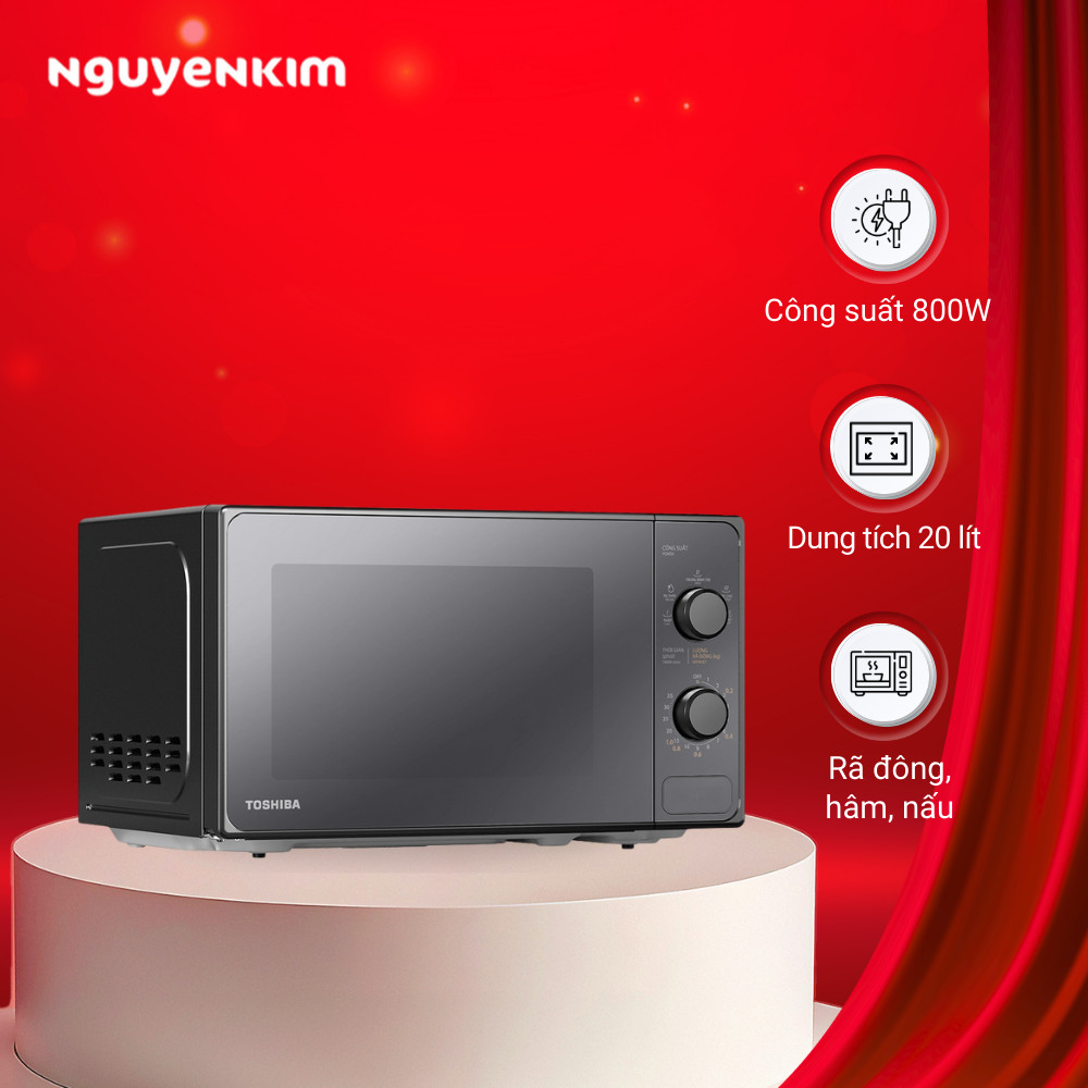 [Mới 2025] Lò vi sóng Toshiba 20 lít MM2-MM20PE(BM)VN