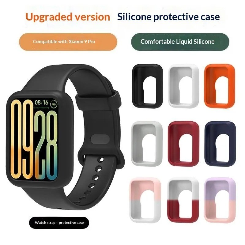 Ốp Lưng Silicon Mềm Cho Xiaomi band 9 Pro Đồng Hồ Thông Minh Bảo Vệ Vỏ Rỗng Cho Xiaomi band9pro band