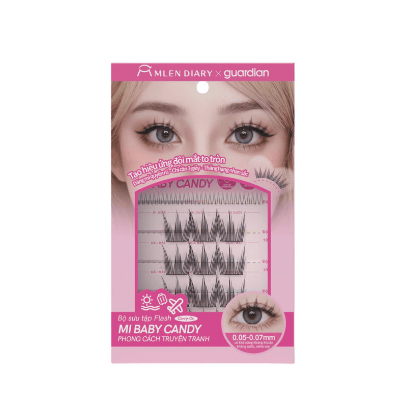 Mi Giả Baby Candy Mlen Diary 1 Hộp Nhỏ