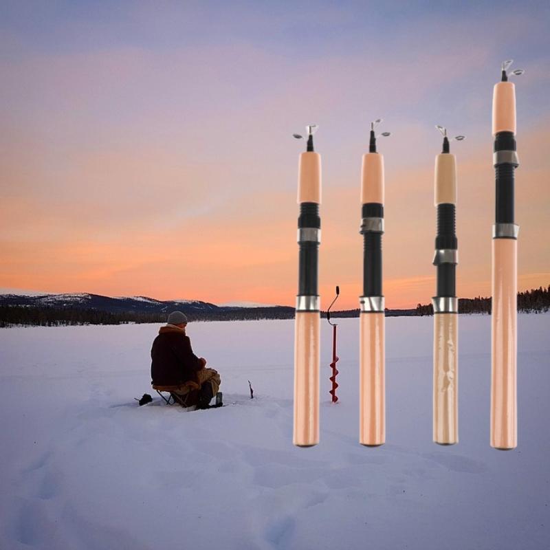[TEC] Cần câu băng mùa đông siêu nhẹ Di động mùa đông Ice Fishing Rod Casting Ice Winter Fishing Pol