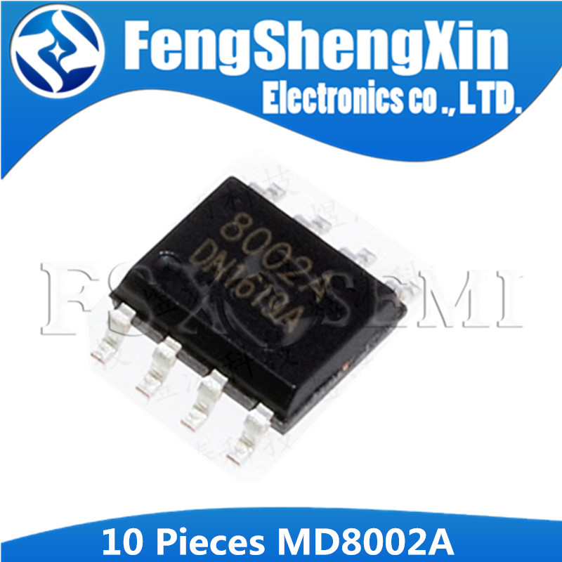 10 Chiếc MD8002A SOP8 MD8002 SOP 8002A SMD TC8002D FM8002 TC8002 CKE8002B NS8002 SOP-8 8002 IC Điện 