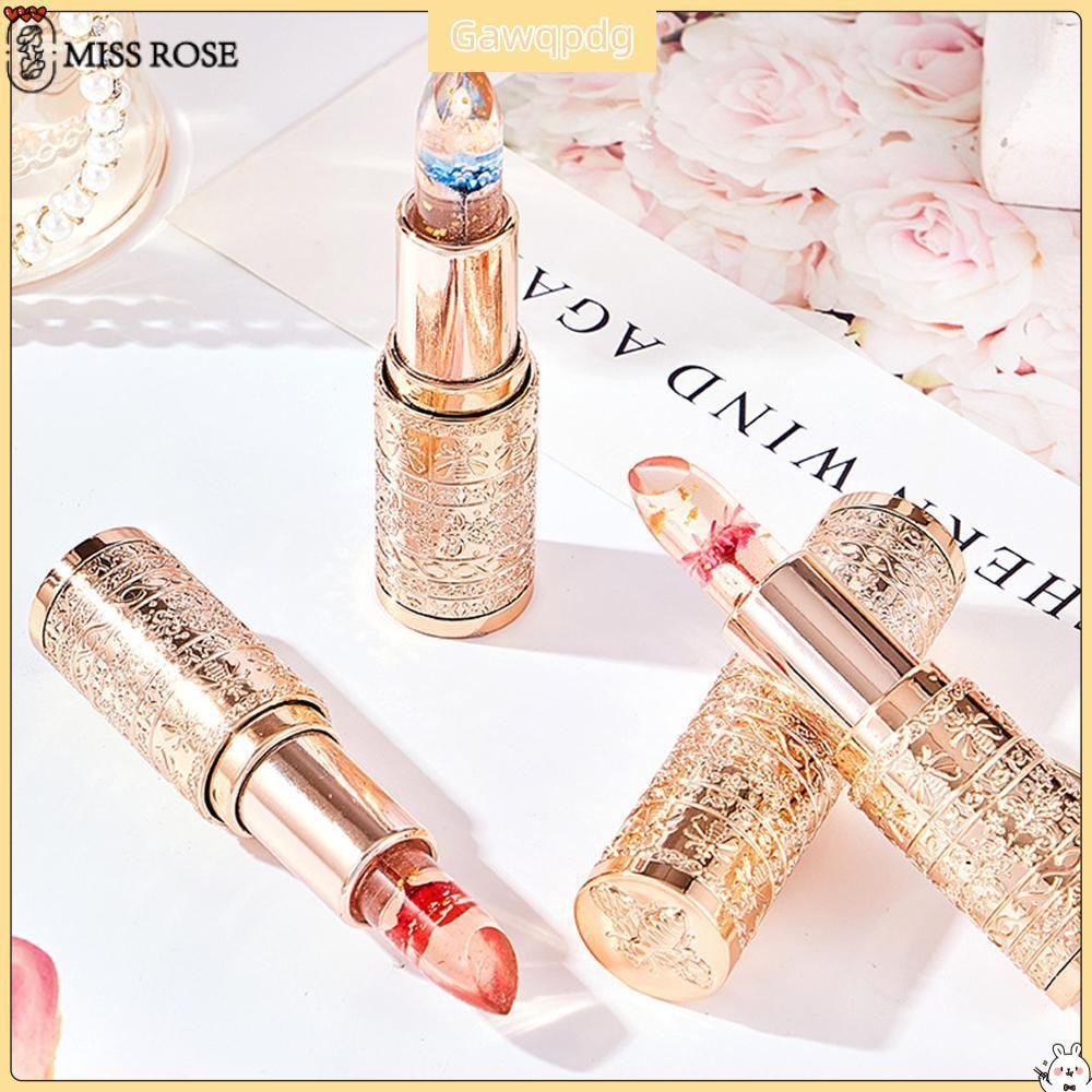 Son Môi đổi Màu Trong Suốt Miss Rose XRoland Hương Hoa, Son Môi Lâu Trôi, Hương Thơm Nhẹ, Dưỡng ẩm, 
