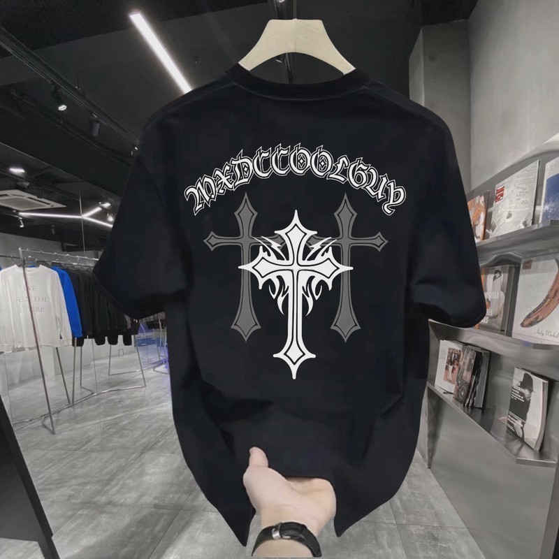 Chrome---Áo thun Cotton cao cấp in họa tiết Heart-s 0123