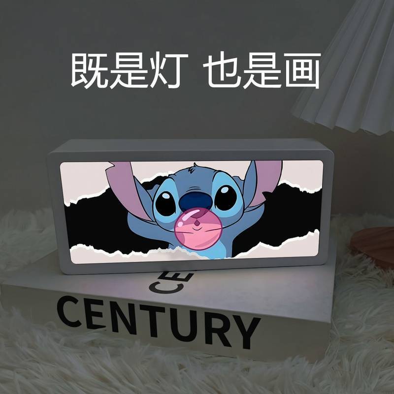 Cute New Stitch Room Table Decorative Ornaments Star Baby Ambience Light Birthday Gift Sleeping with