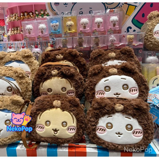 Bán Chạy Chính Hãng Chiikawa Series Furry Season Gấu Túi Quà Tặng Năm Mới Anime Túi Đeo Vai Quà Tặng