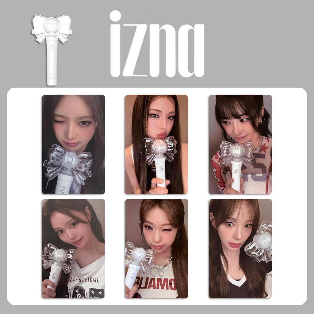 6 chiếc izna LIGHT STICK Không chỉ đẹp Photocards BEEP SIGN N / a Who Dat Girl TIMEBOMB Lomo Cards M