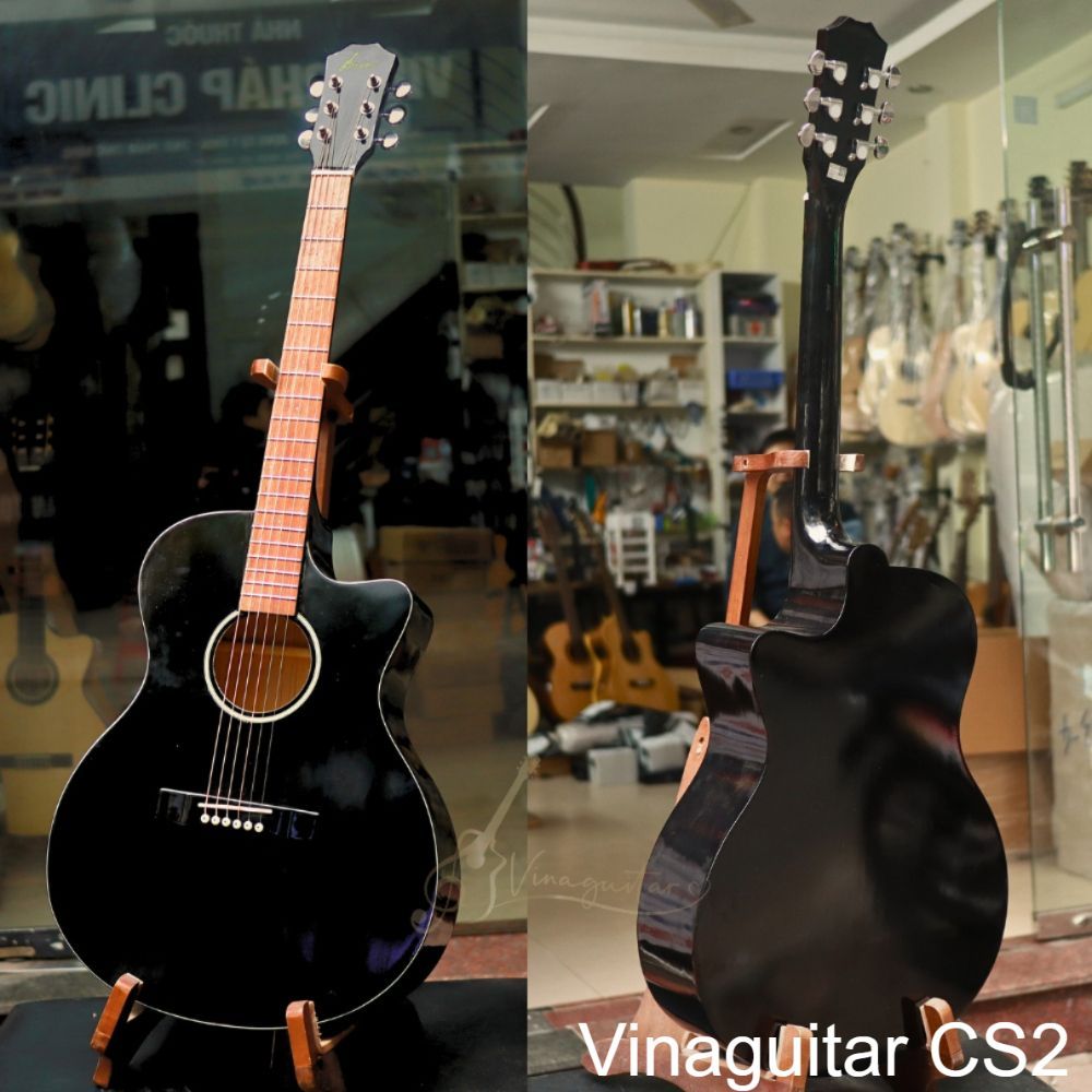 Đàn Guitar Acoustic Vinaguitar VG-DED – Cũ Lướt Như Mới 96%