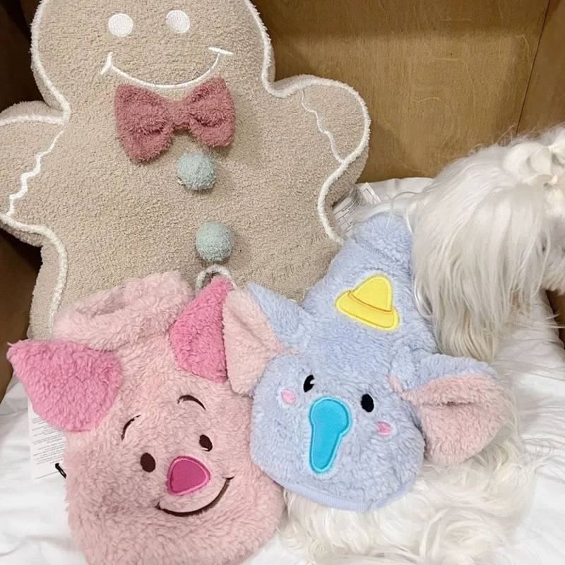 Teddy Bichon Clothes Autumn and Winter Clothes Fluffy Jacket Warm Hoodie Cute Bear VIP Schnauzer Cat