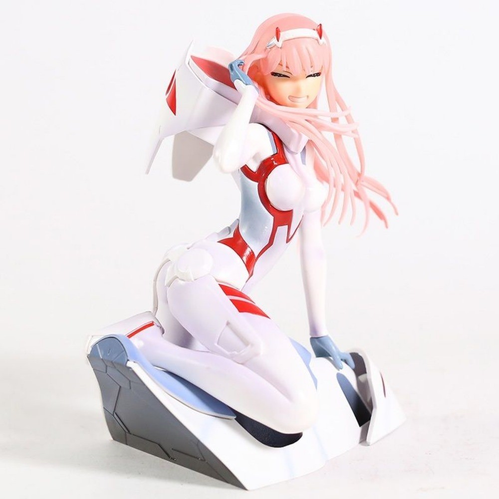 Anime Darling in the FranXX Zero Two Code: 002 Trắng PVC Hình Đồ Chơi Mô Hình Không Hộp