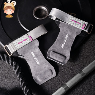 Găng Tay Tập Gym Lifting Straps Cao Cấp Da Bò Chính Hãng Dày 4mm, Hỗ Trợ Kéo Lưng, Tập Xô, Chống Trơn Trượt YKD