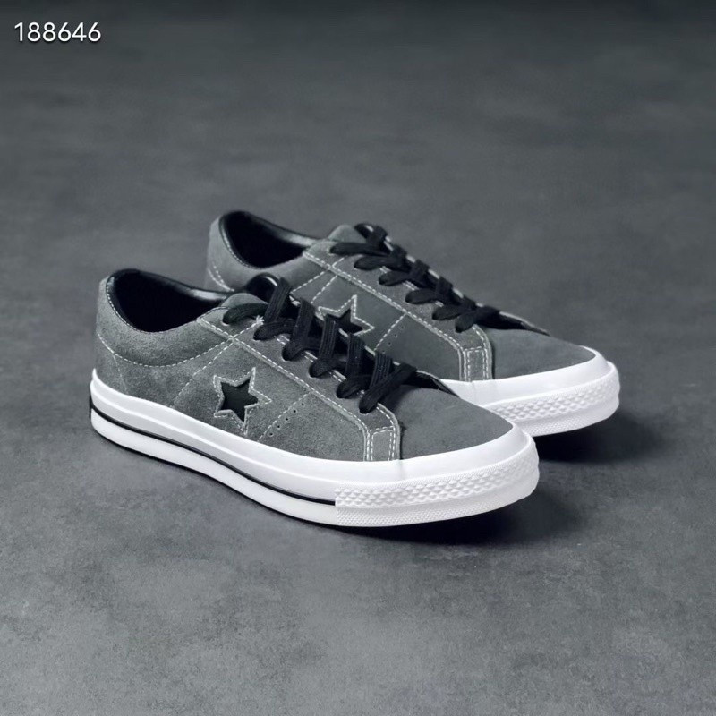 CONVERSE ONE STAR GREY CAO CẤP