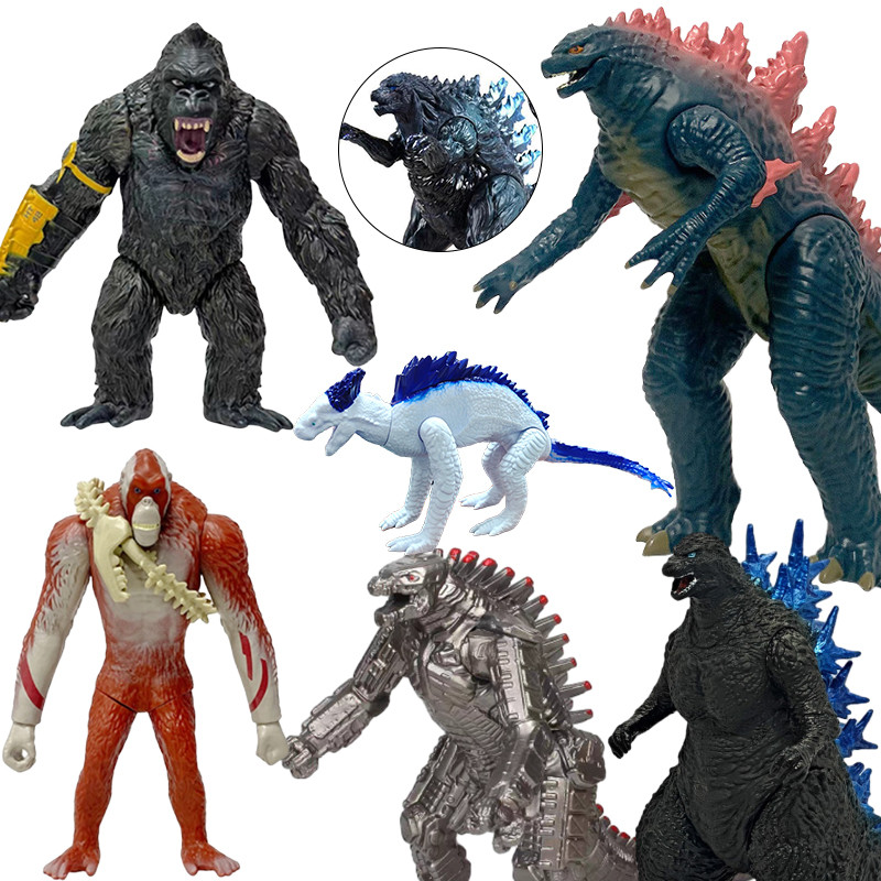 Godzilla Shimo Skar King Đồ chơi nhân vật hành động King Kong Mecha Godzilla Đồ trang trí mô hình