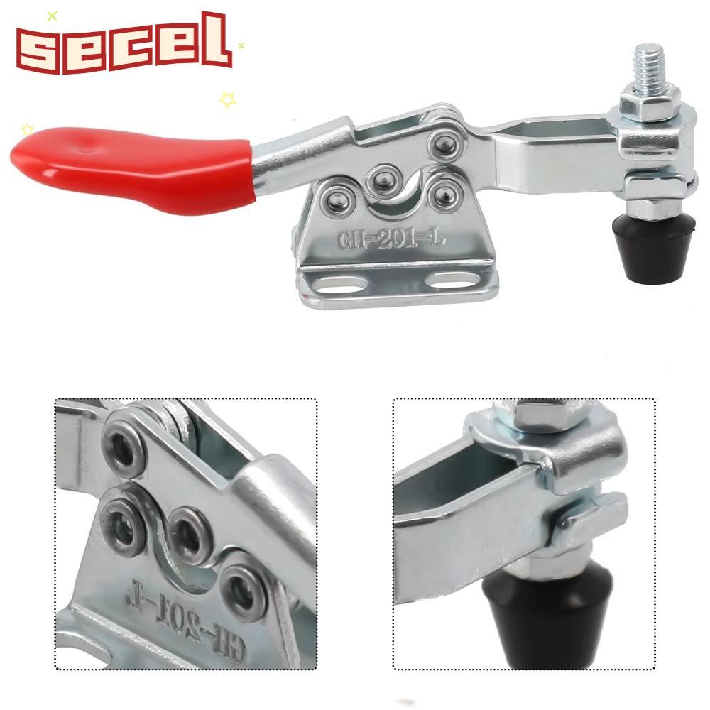 Kẹp cố định hàn SECEL, Kẹp chuyển đổi ngang GH201-B, Dụng cụ cầm tay kéo đẩy nhanh bền bỉ Kẹp ngang 