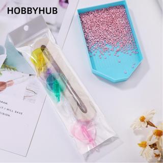 HOBBYHUB Nhanh Con Lăn Bánh Xe Đầu Thủ Công Nhiều Màu Sắc Điểm Khoan Bút Chữ Thập May DIY Thêu Phụ Kiện 5D Tranh Gắn Đá