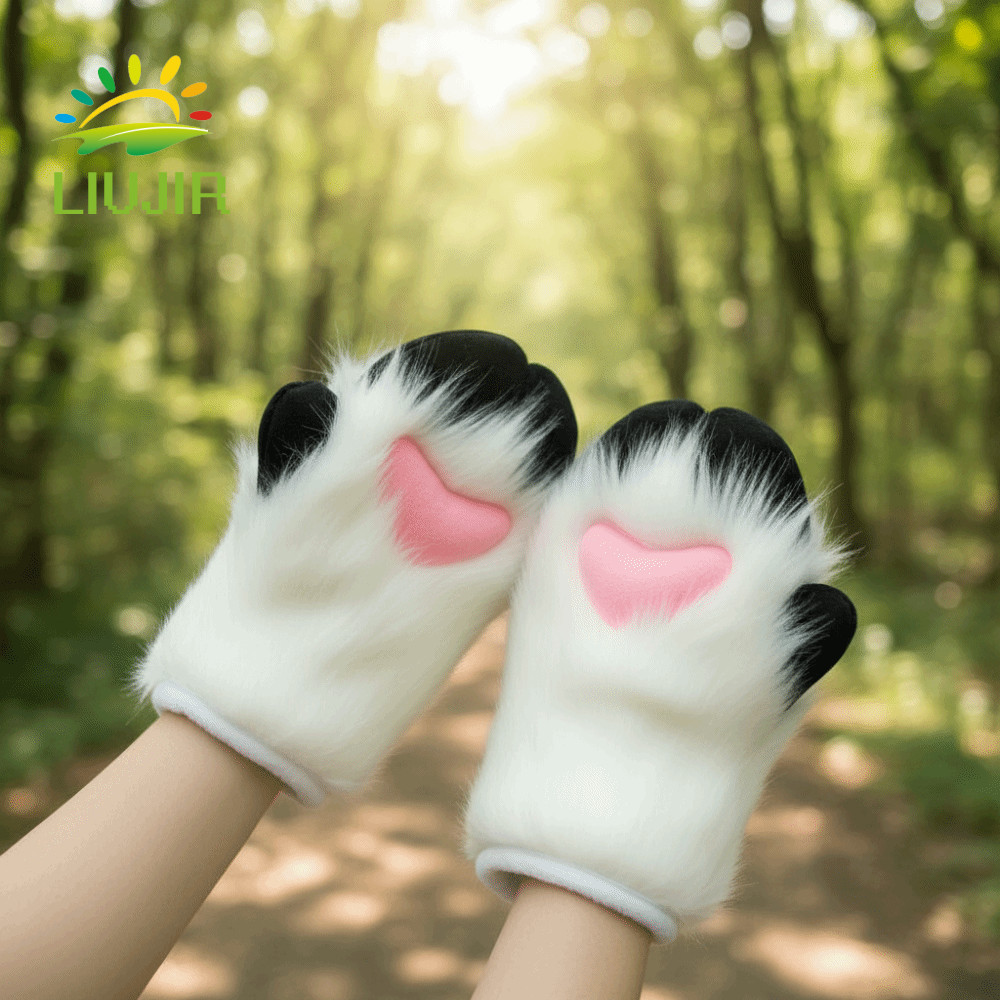 Găng Tay Furry Lông Cừu Cho cosplay, Quà tặng Ấm áp