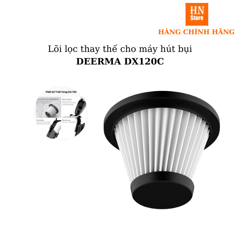 Lõi lọc HEPA thay thế cho máy hút bụi Deerma DX120C - Shop MI HN Store