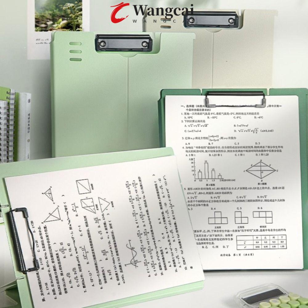 WANGMCAI Stand File Folder, Gấp Clipboard A4 Board Clip Folder, Cặp Chữ Viết Giấy Di Động Giấy Hiển 