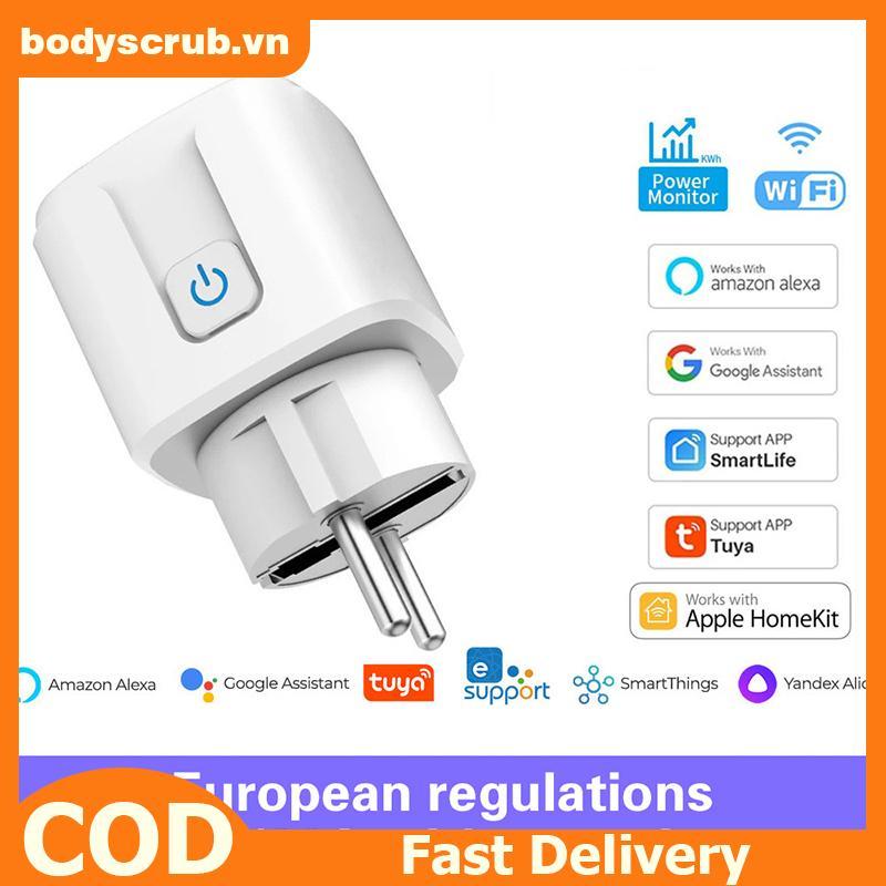 BB Smart Plug WiFi Soet EU 16A / 20A Có chức năng hẹn giờ màn hình nguồn Tuya Smart Life APP Control