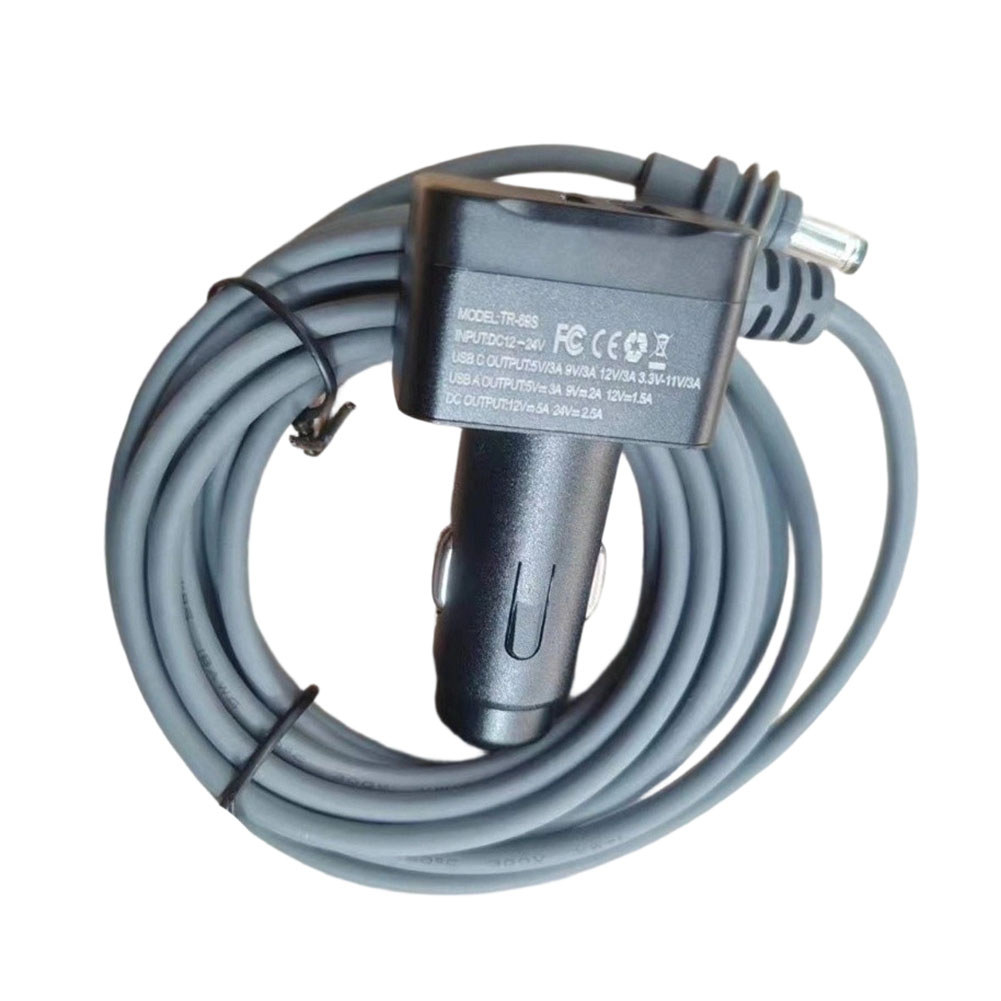 Dây nguồn DC Sạc kép đồng thời 18AWG Cáp được bảo vệ chống tia cực tím