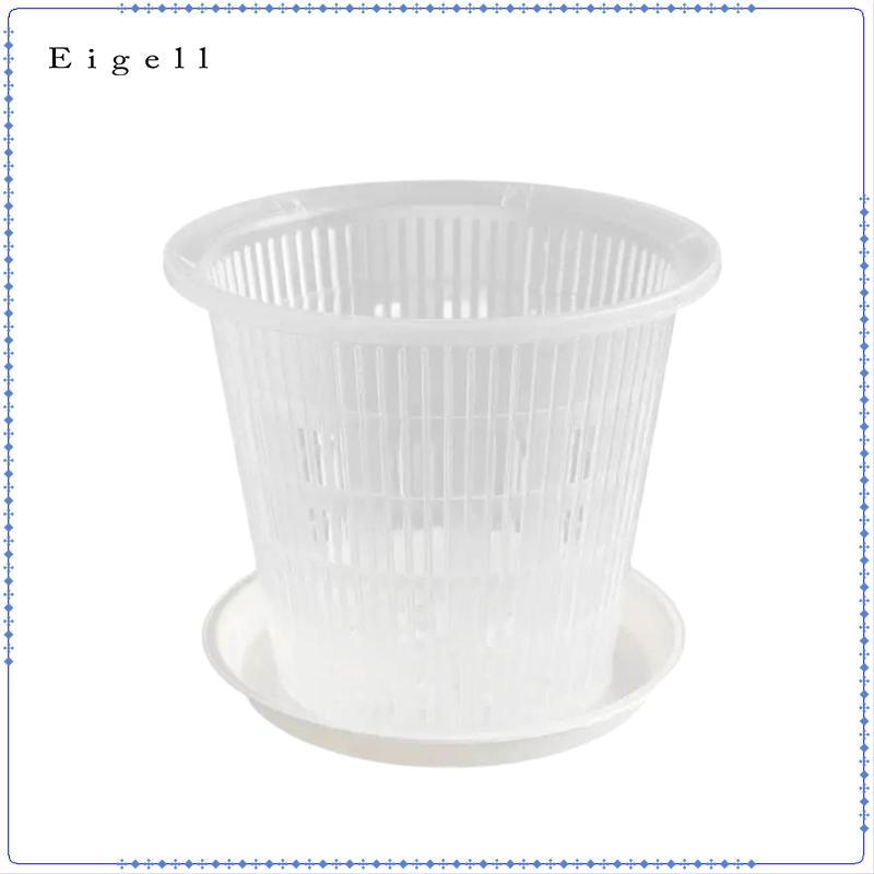 Chậu hoa lan trong suốt Khay tự tưới nước Chậu hoa bằng nhựa trong nhà ngoài trời cho hoa lan