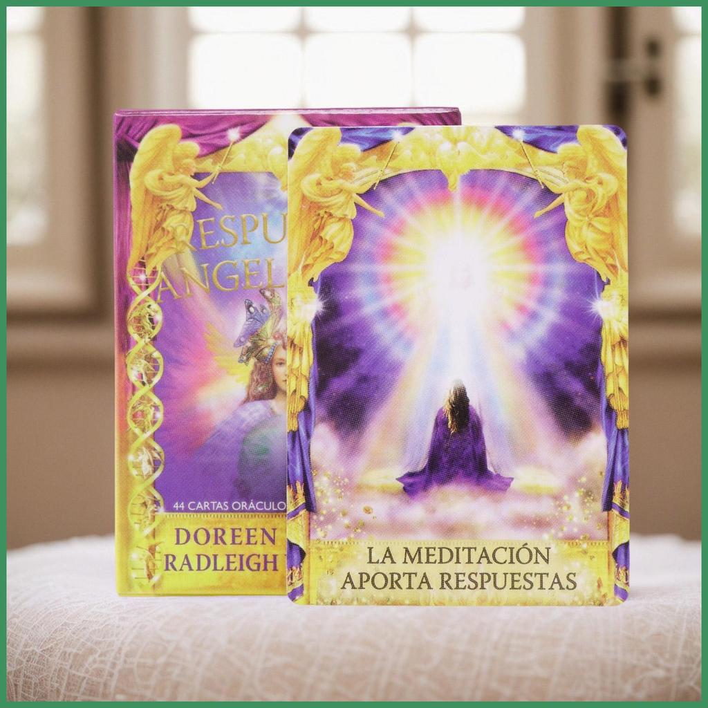 Angel Tarot Classic Deck 10.5X7.5cm Tarot Cards Board Games & Fortune Telling bằng tiếng Tây Ban Nha