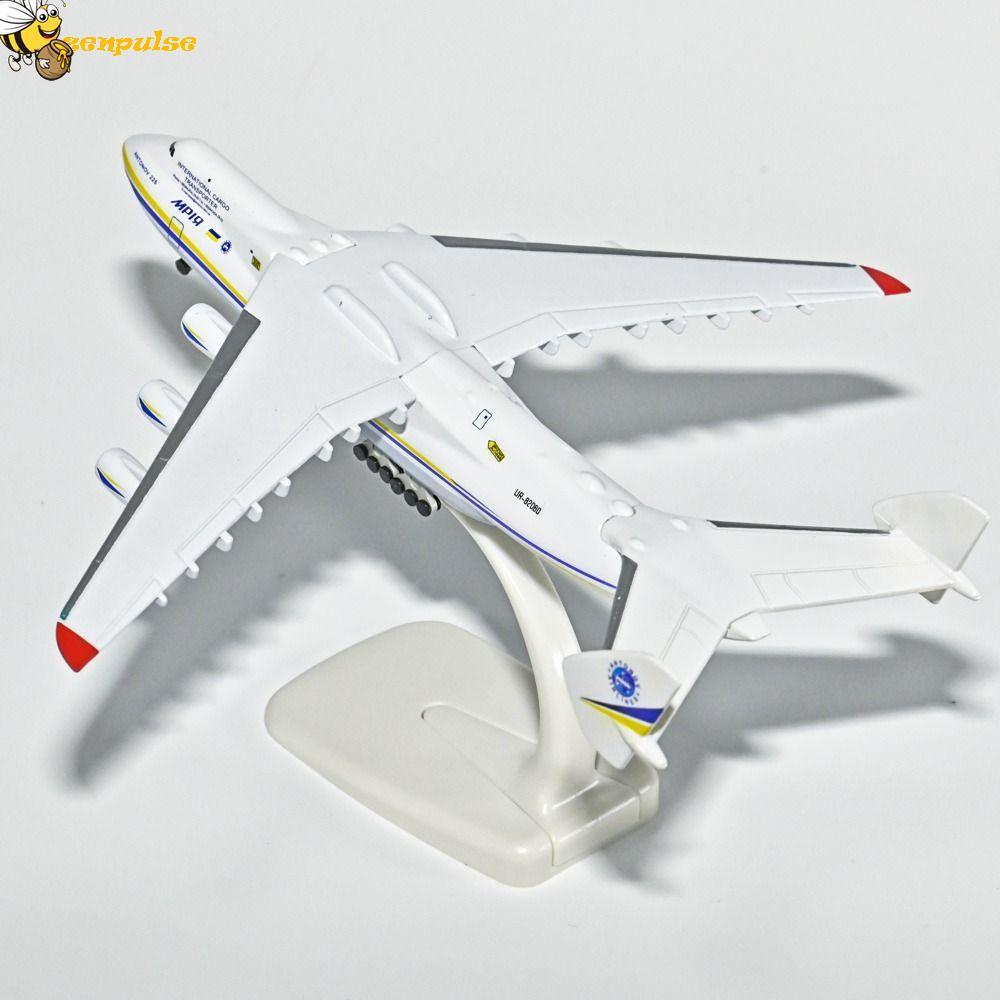 Máy bay mô hình ZENPULSE AN225, Hợp kim kim kim loại Diecast Antonov an-225, Máy bay tĩnh Mriya 20CM