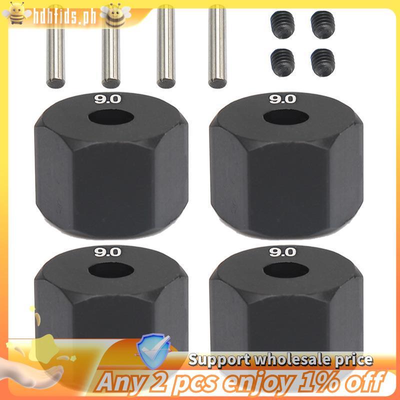 -4 Chiếc 12MM Bánh Xe Lục Giác Hub Cho 1 / 10 RC Bánh Xích SCX10 Traxxax Trx4 MST RC Xe Phần