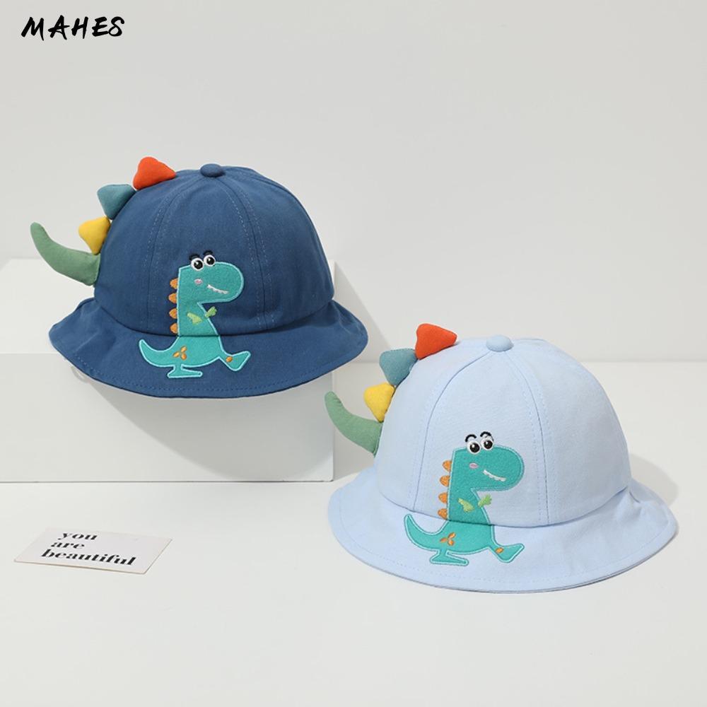 Mũ chống nắng trẻ em MAHES, Vành rộng Phim hoạt hình khủng long hoạt hình Mũ trẻ em, Mũ chống tia cự