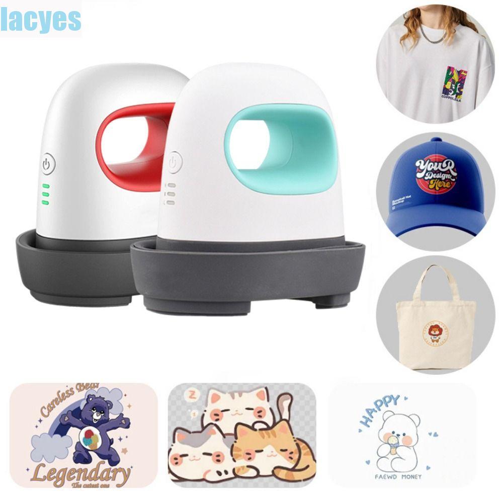 Máy truyền nhiệt LACYES, Máy ép nhiệt Mini DIY, Thiết kế di động Đế an toàn cách nhiệt Kiểm soát nhi