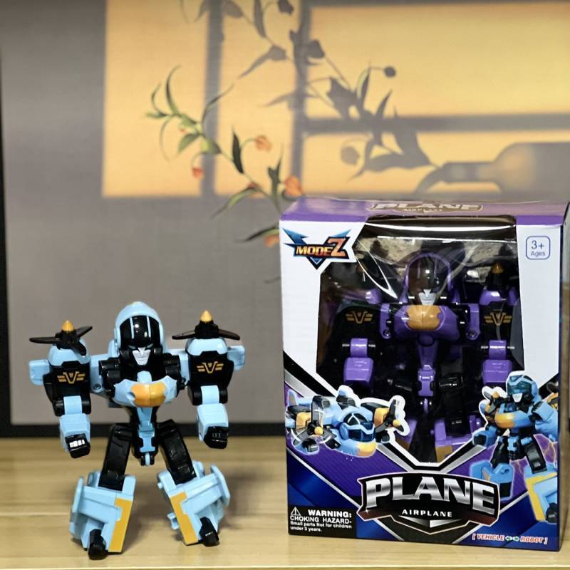 Children's Toy Aircraft Armor Deformation Robot Boys and Girls Dual-Form Diamond Armor d9cT