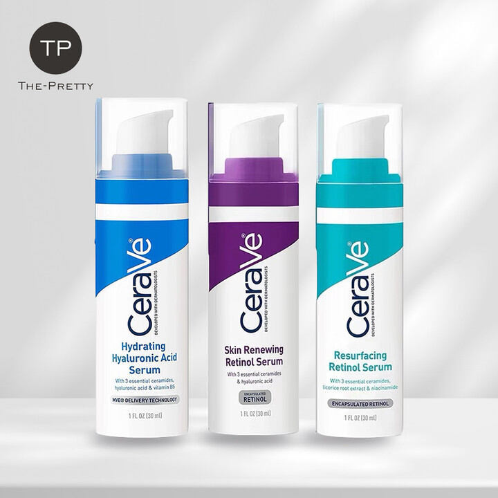 Cerave renews Retinol serum / Cerave renews surface Retinol serum / Cerave dưỡng ẩm Hyaluronic acid 