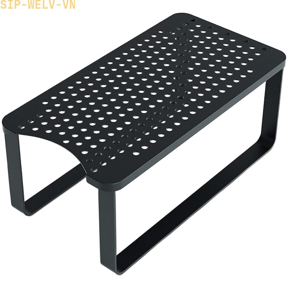 {WELV}Sturdy Metal Water Dispenser Stand Black for Water Filter Pitcher Kitchen