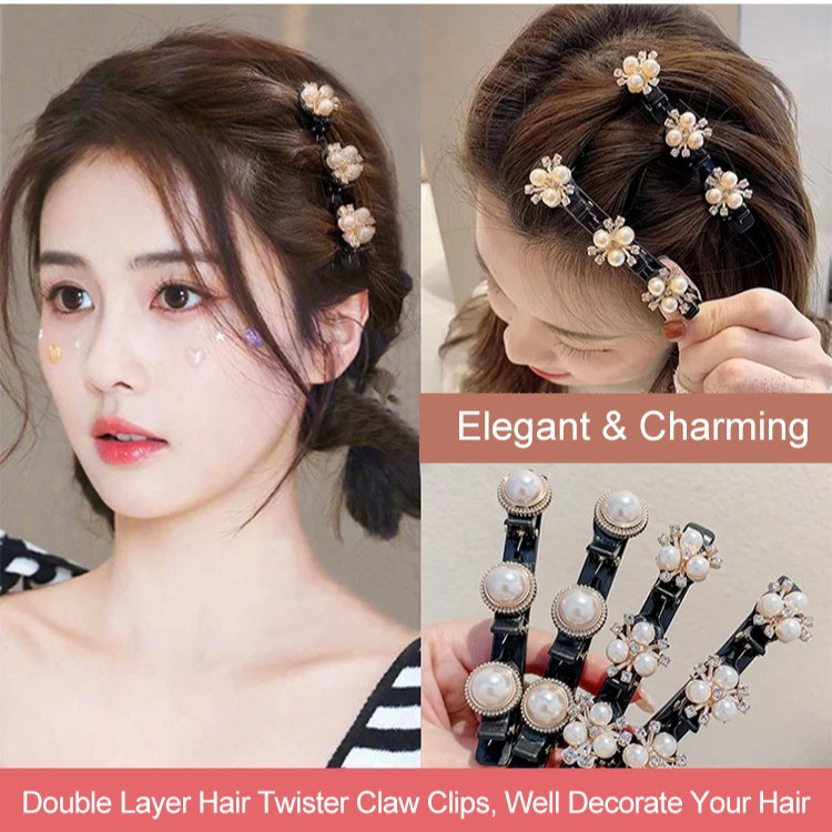 【Invisible Hold】Women's Hair Clips For Short Hair/Flyaways/Bangs - Bobby Pins/Hairpins/Anti-Frizz Ac