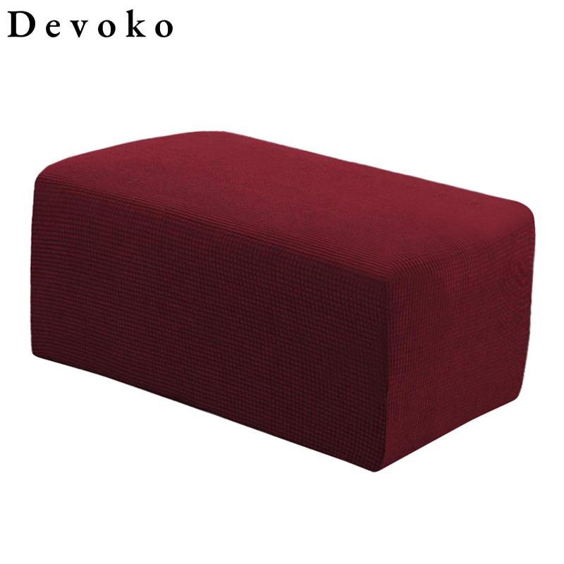Devoko Ottoman Pouf Bao Ghế Để Chân Ghế Trượt Ottoman Ghế Chân Bảo Vệ Vỏ Bảo Vệ Tay Phụ Kiện Mềm Bền