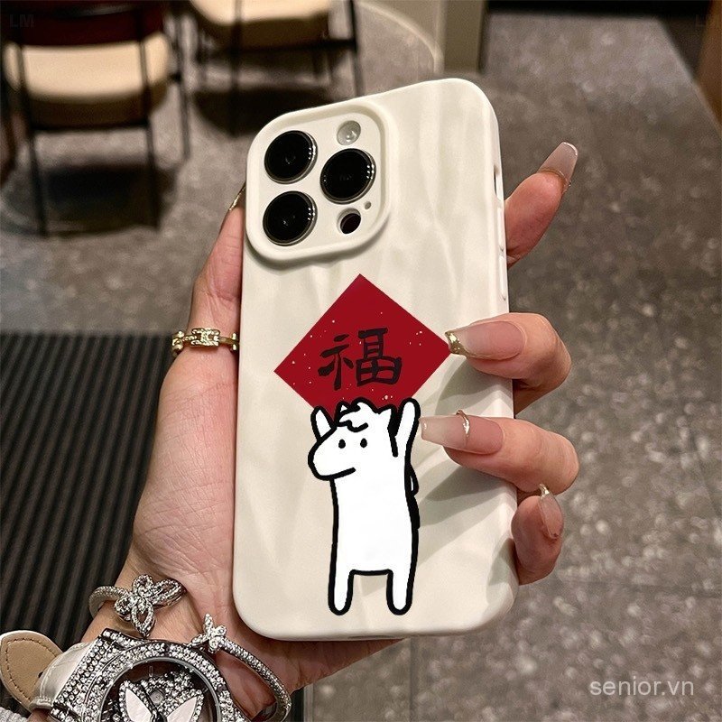 Ốp Điện Thoại Lucky Pony Đơn Giản Thích Hợp Cho iPhone 14promax 13promax 11promax 11 12 13 14 15 pro