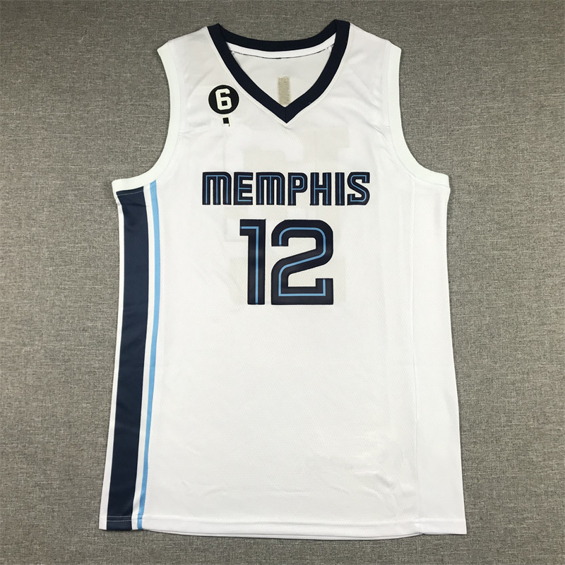 Camiseta blanca de Morant de los Memphis Grizzlies
