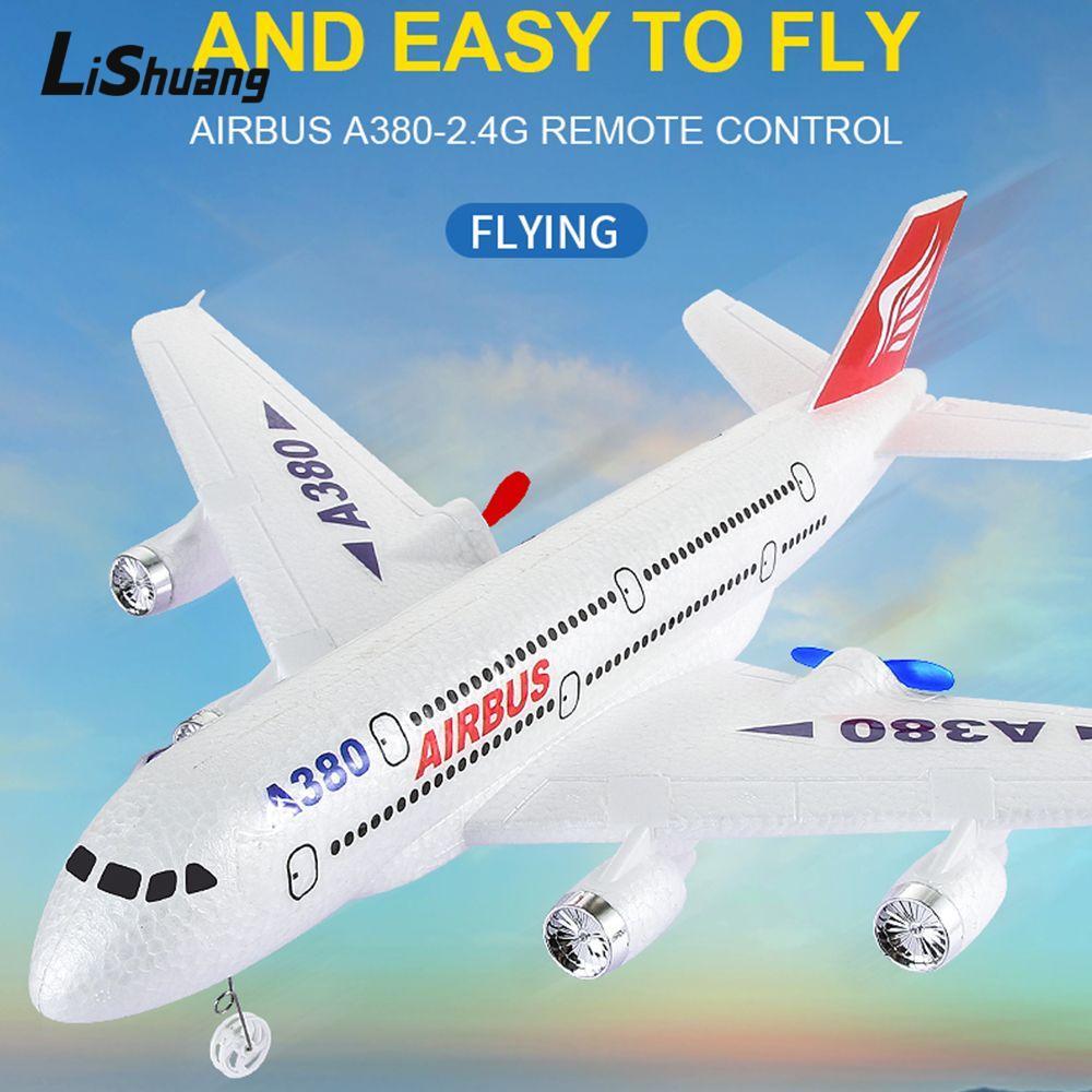 Máy bay điều khiển từ xa LISHUANG Cánh cố định cho Airbus A380 RC Glider tốc độ cao