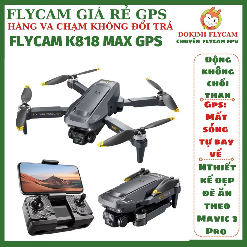 Flycam giá rẻ K811 Max có GPS