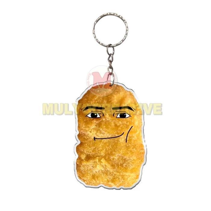 Gantungan Kunci Gedagedi Mewing Keychain Nugget Ganci Geda Gedi Geda Gedago Bolak Balik - 01