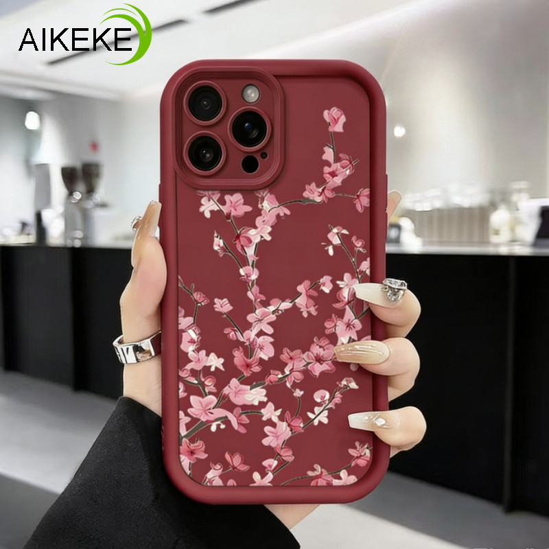 Ốp Điện Thoại Màu Trơn Hoa Đào Đơn Giản Cho Samsung Galaxy S20 Ultra FE Lite F55 C55 F54 F42 F36 F16