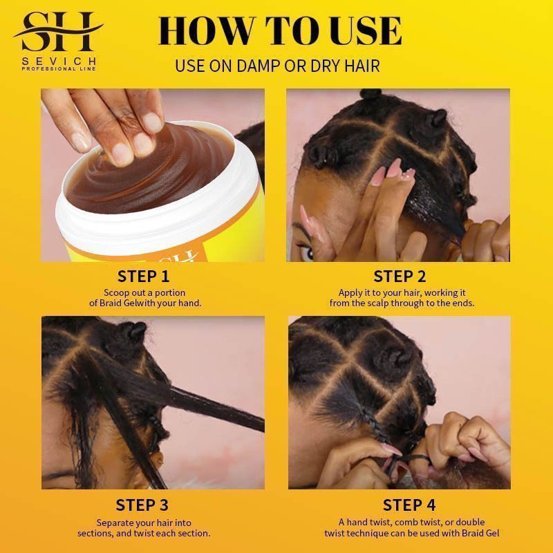 New Product#Braid Gel Dreadlock gel for braiding hair, hair wax for styling and moisturizing Dirty B