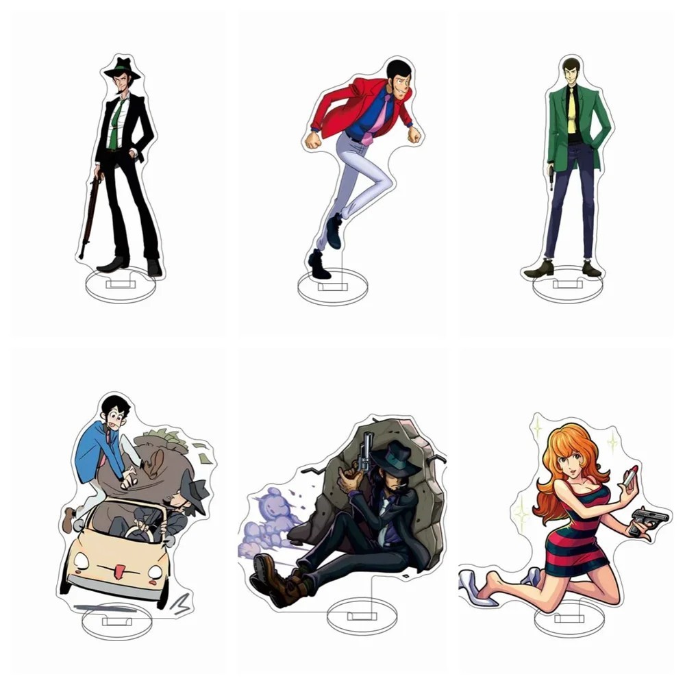 Standee Anime Lupin the Third Siêu Đạo Chích Lupin III Mô Hình Acrylic Trang Trí Bàn Học Cao 15cm Qu