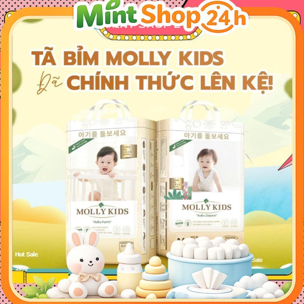 COMBO 3B MOLLY KIDS TẶNG 1B MOLLY KIDS Công Nghệ Hàn Quốc Dán/Quần Đủ Size S62>>4XL38- Thảo Nhi Kid