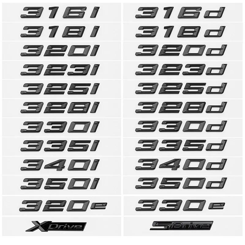 Xe Đuôi Thân Cây Chữ 320i 320d 320e 325d 330i 330d 330e 335d 340d Quốc Huy Miếng Dán Cho Xe BMW 3 Se