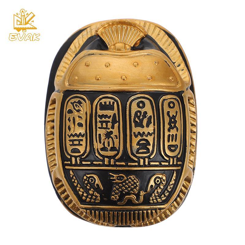 Alittlesetrtu Ai Cập Cổ Bùa Hộ Mệnh Scarab Hình Động Vật Trang Trí Độc Đáo Mini Scarab Cánh Cứng Lưu