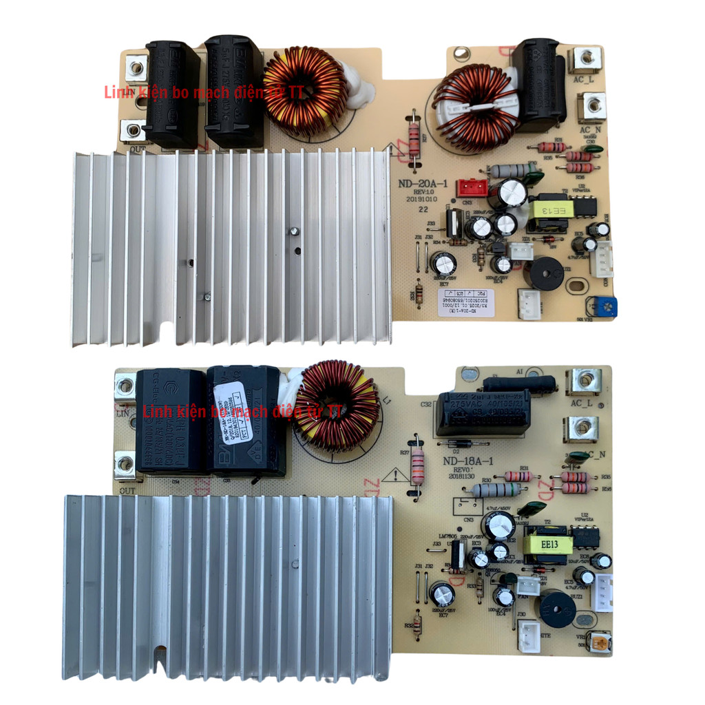 Mạch nguồn bếp từ đôi ND-18A-1 & Mạch nguồn bếp từ đôi ND-20A-1. Hàng mới 100% - có bảo hành