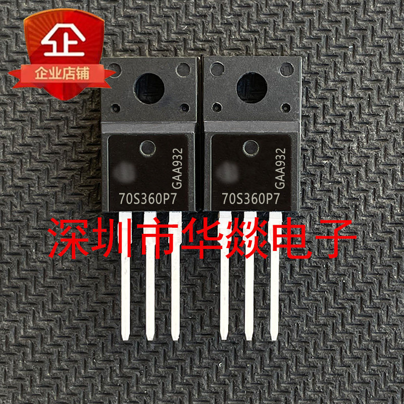5 Cái / lô 70S360P7 IPA70R360P7S In-Line TO-220F Hàng tồn kho Hàng có sẵn 700V 34A Có thể bắn trực t