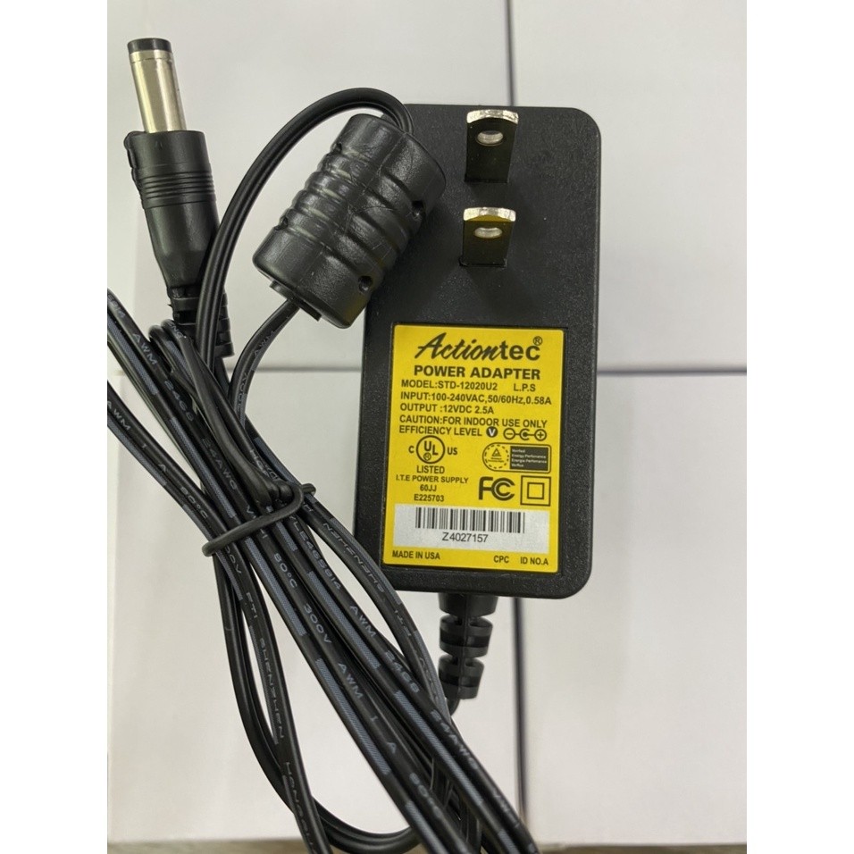 Nguồn Actiontec 12v-2.5A Nguồn 12v cho wifi, đèn led và camera