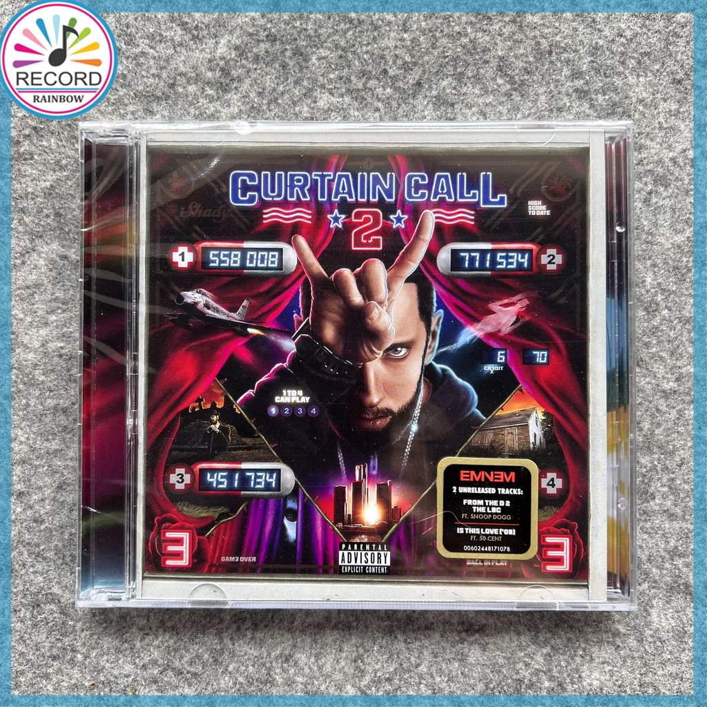 Eminem Curtain Call 2 2 Disc Album mới [Đã niêm phong] PH20260511